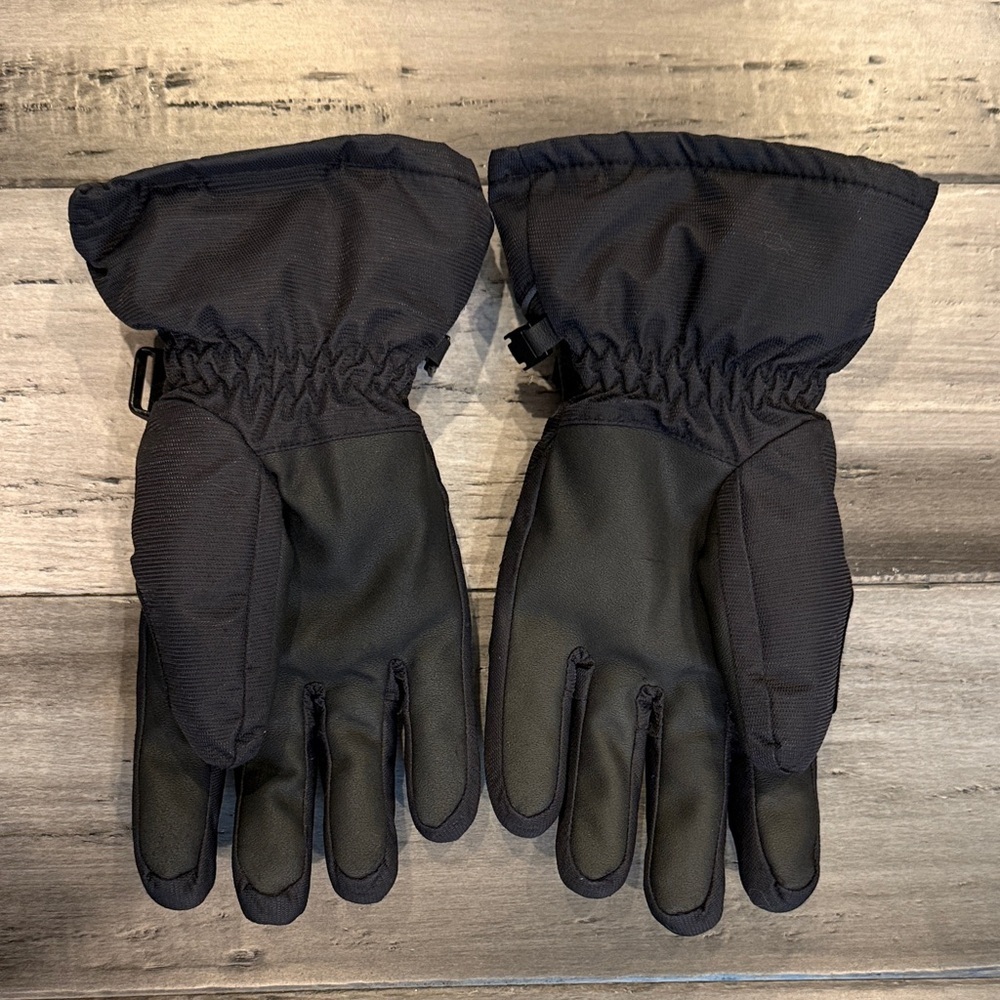 Spyder Black Gloves with Red Detailing - Picture 2 of 5